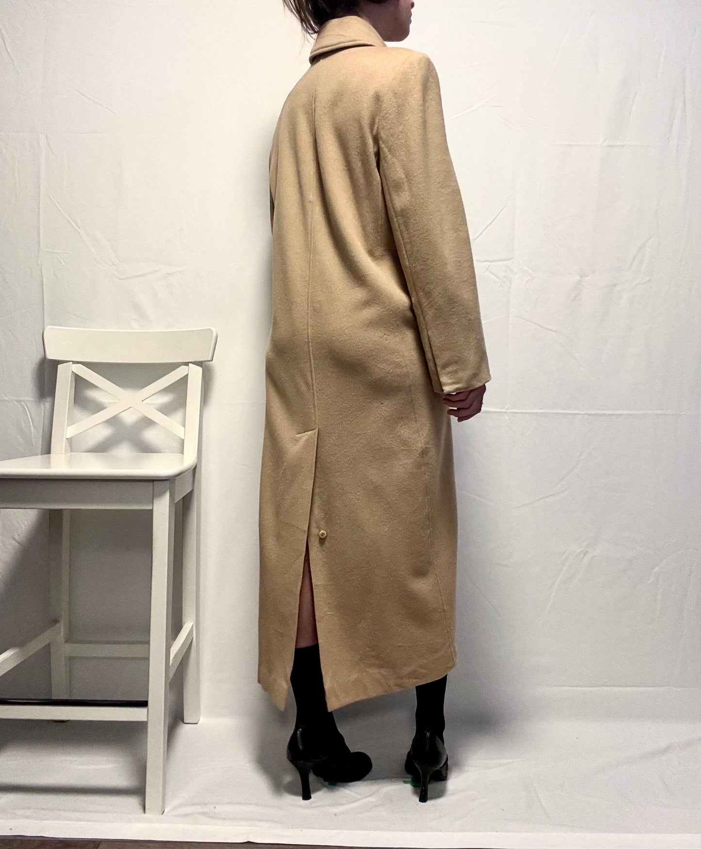 Wool & Angora Trench Coat