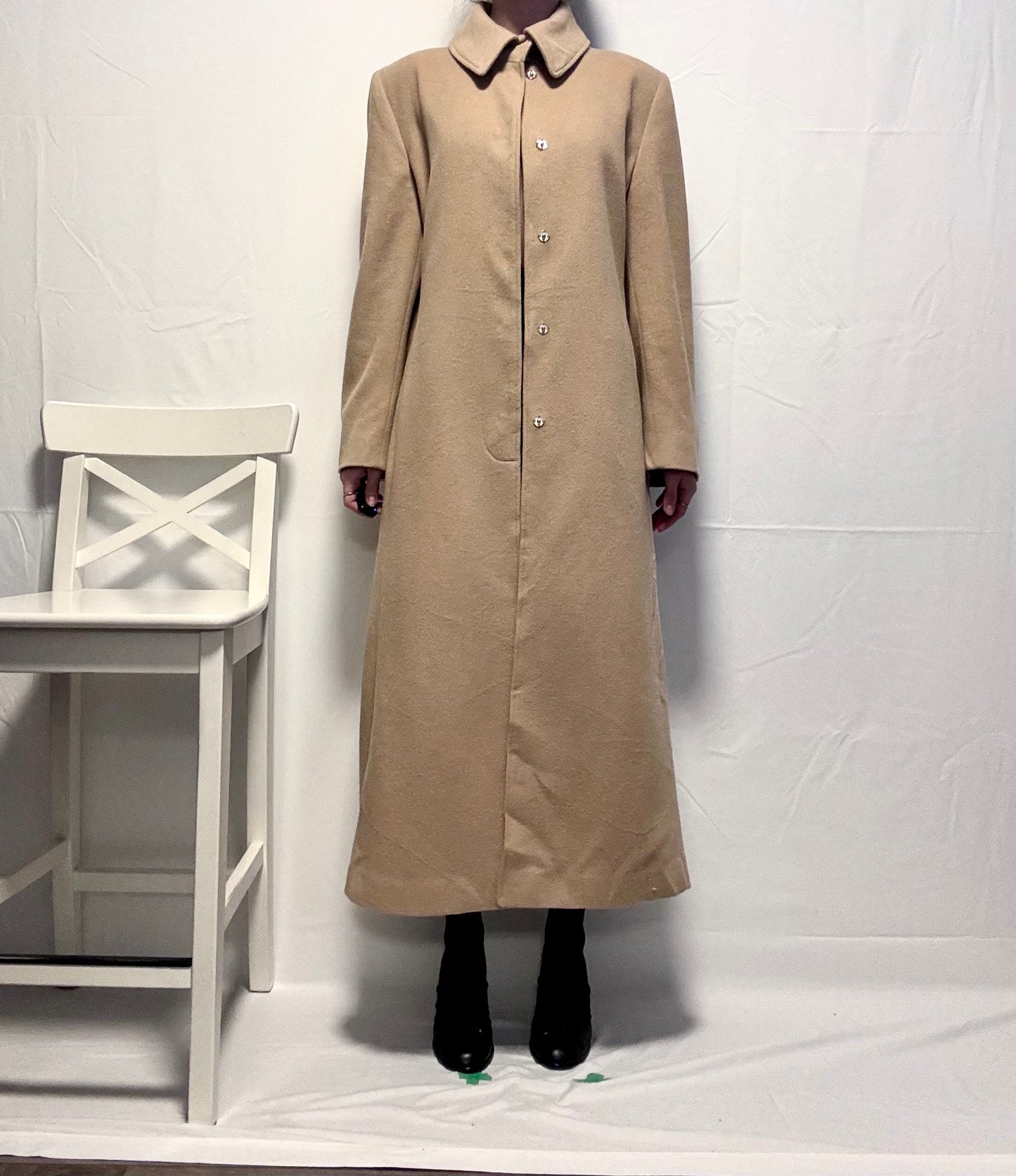 Wool & Angora Trench Coat