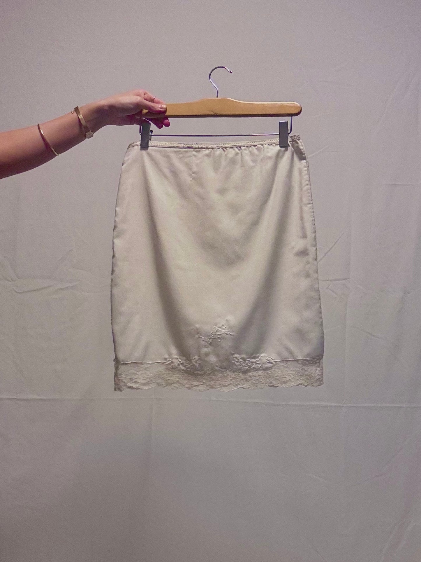 Cotton Slip Skirt