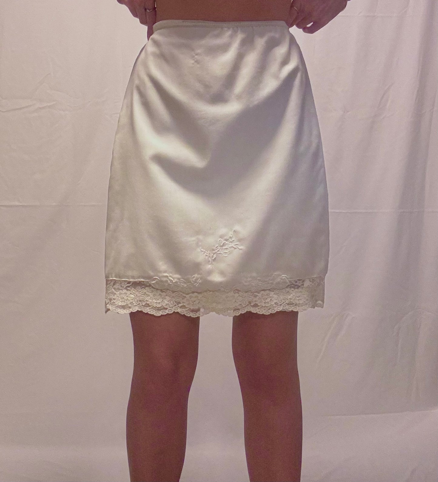 Cotton Slip Skirt